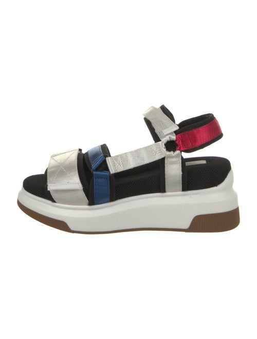Suzanne Rae Nylon Colorblock Pattern Sandals
