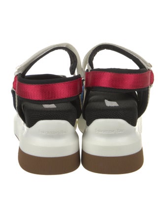 Suzanne Rae Nylon Colorblock Pattern Sandals