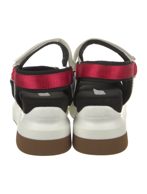 Suzanne Rae Nylon Colorblock Pattern Sandals
