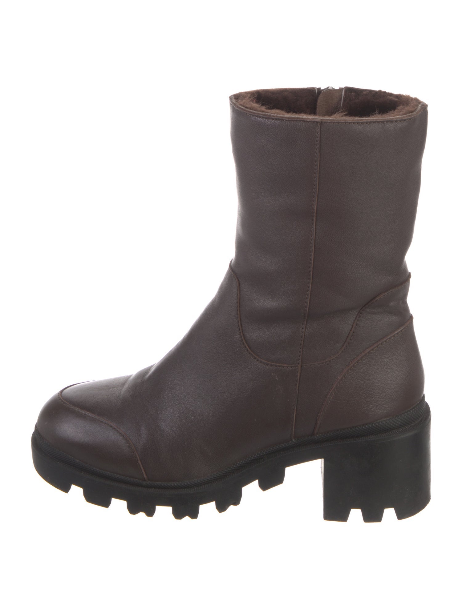 Suzanne Rae Leather Moto Boots