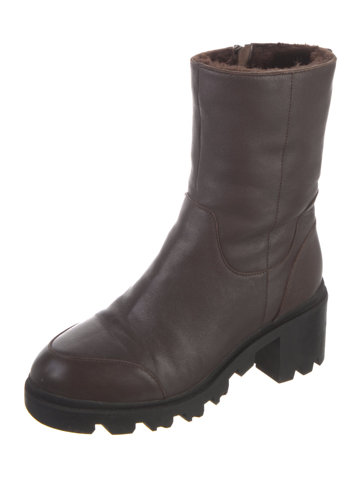 Suzanne Rae Leather Moto Boots