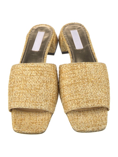 Suzanne Rae Raffia Glitter Accents Slides
