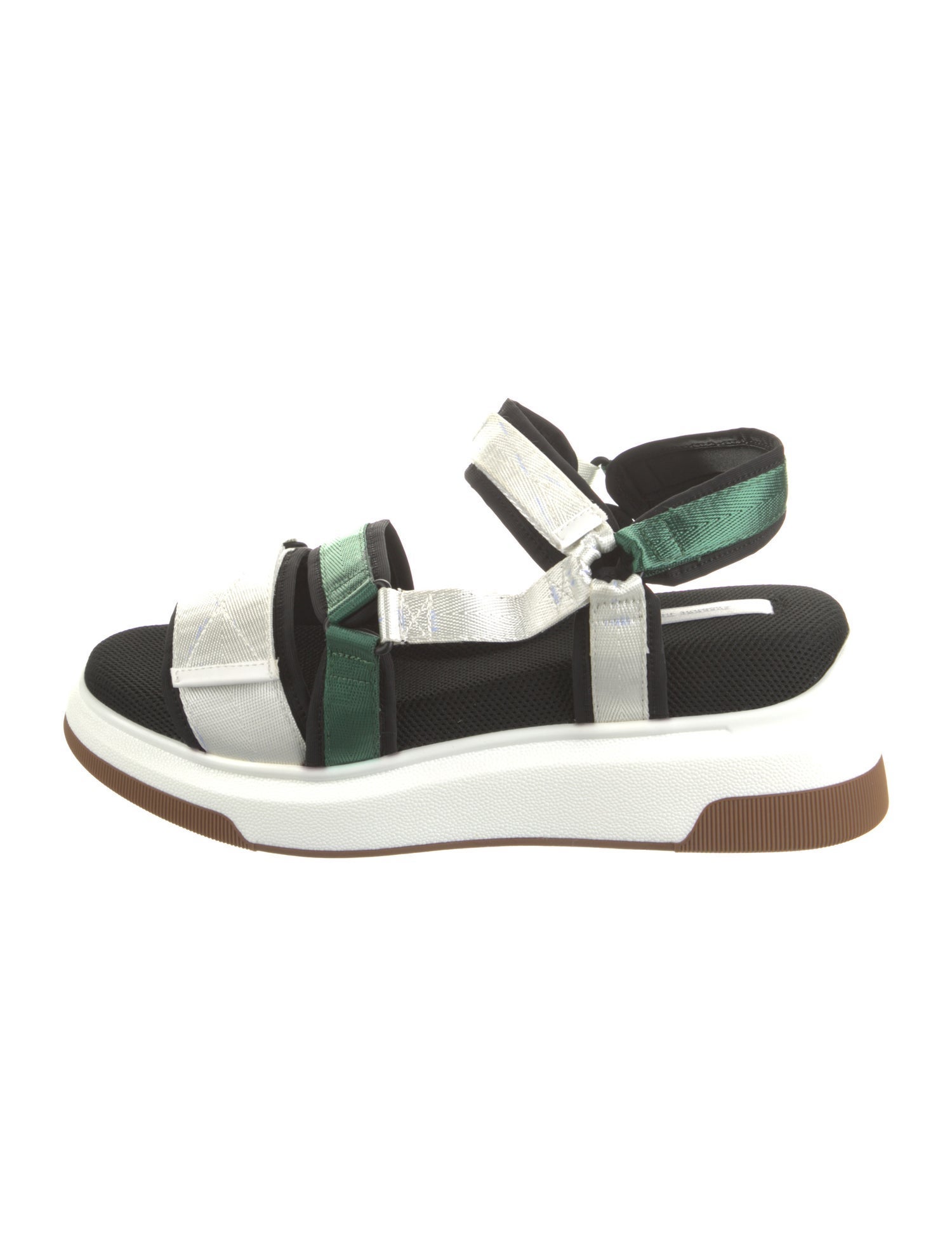 Suzanne Rae Canvas Colorblock Pattern Sandals