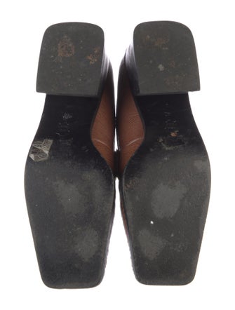 Suzanne Rae Leather Colorblock Pattern Loafers