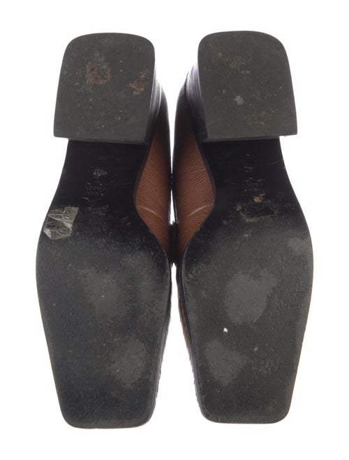 Suzanne Rae Leather Colorblock Pattern Loafers