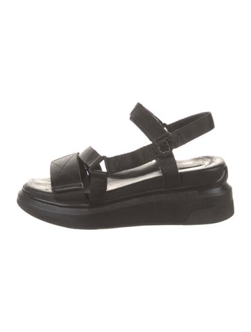 Pre-owned Suzanne Rae Slingback Sandals In Black