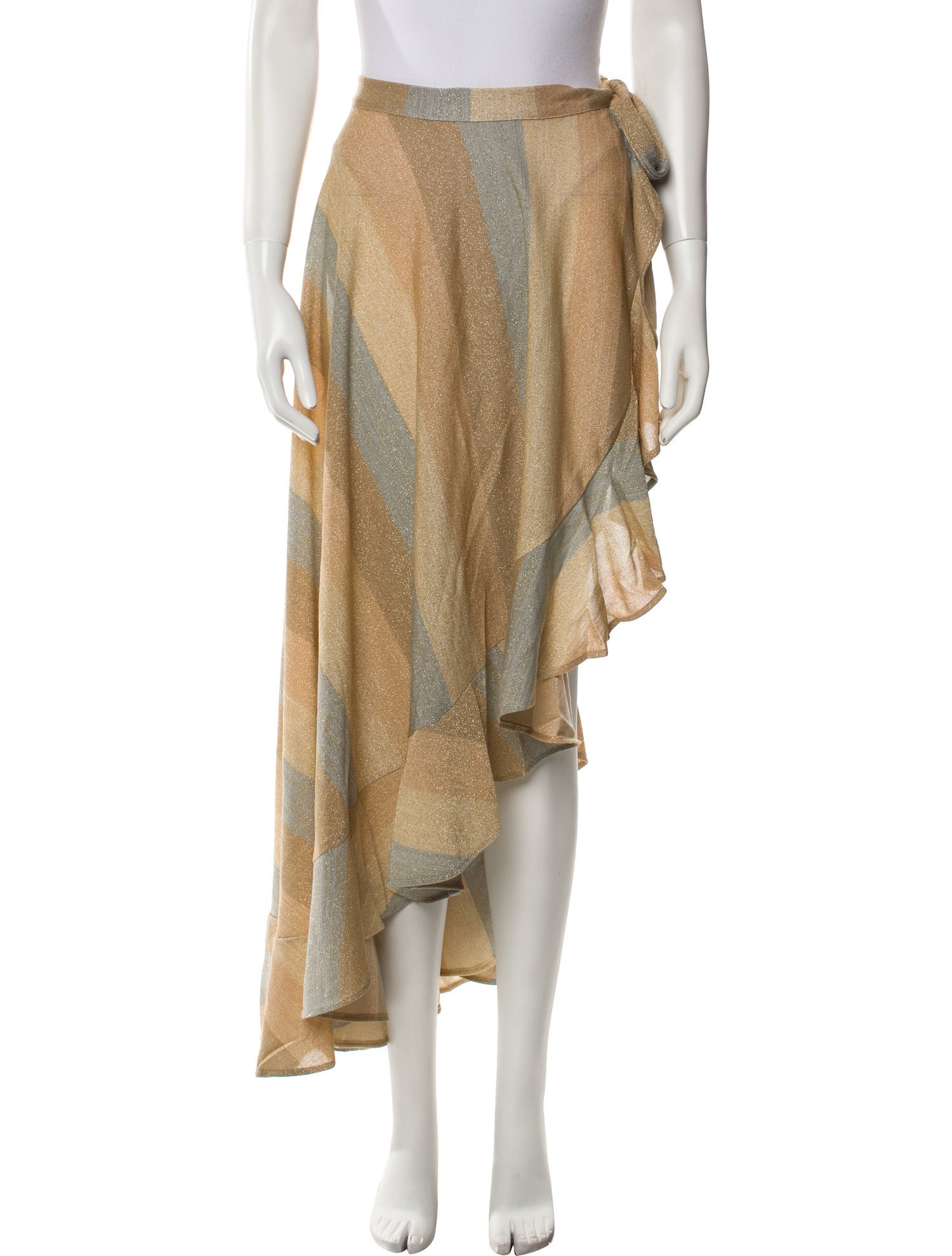 Sanlier Striped Glitter Accents Cover-Up w/ Tags