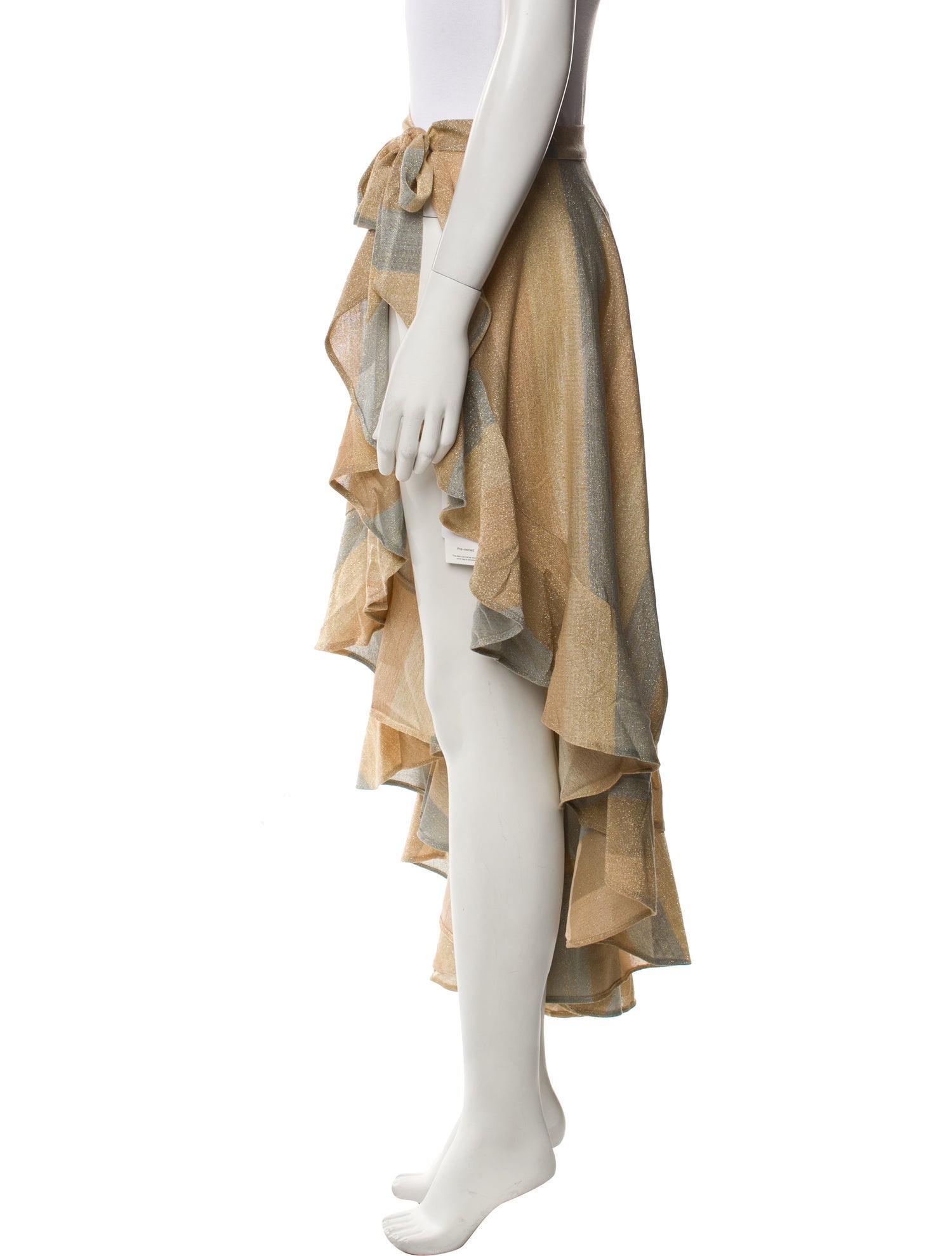 Sanlier Striped Glitter Accents Cover-Up w/ Tags