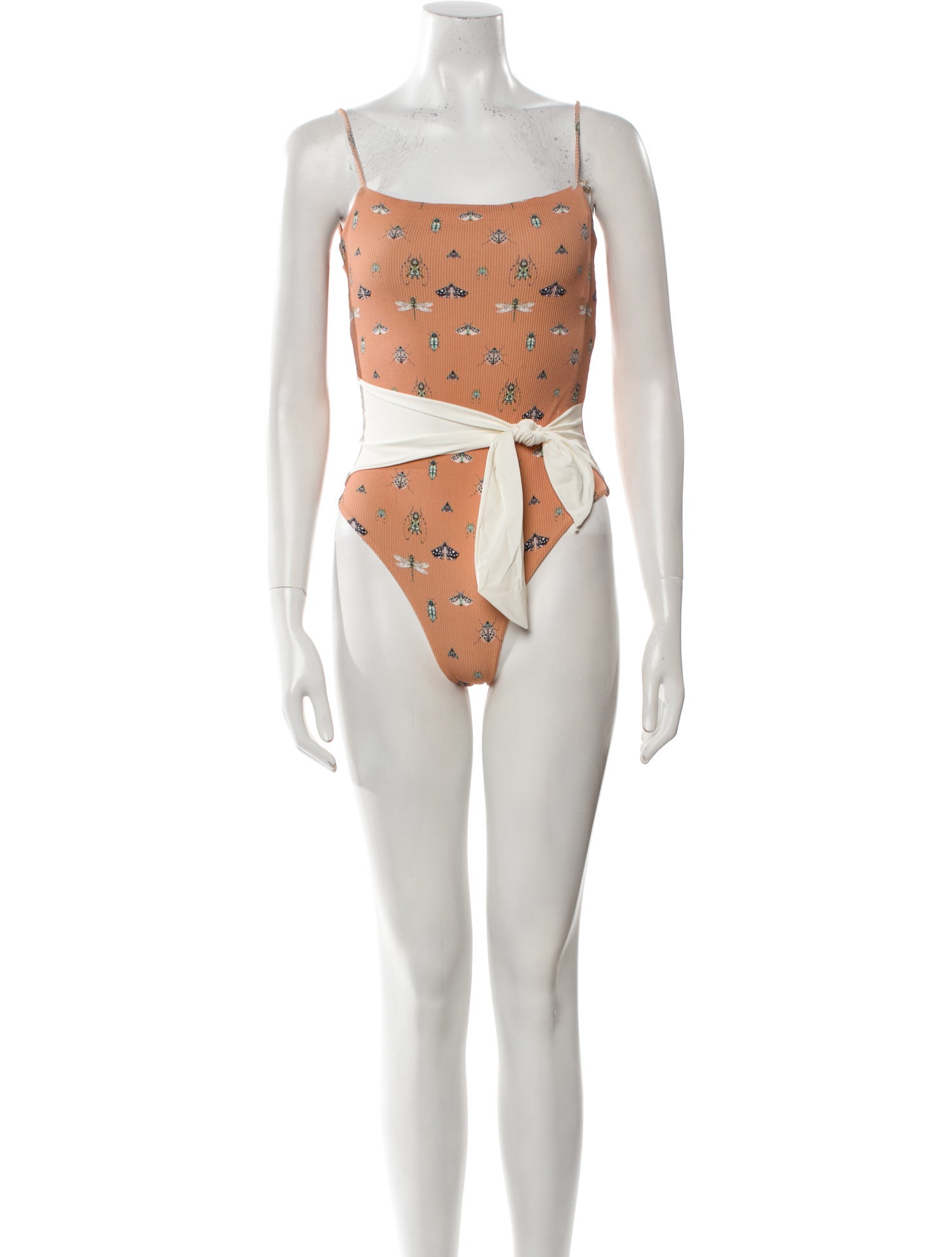 Loewe Paula's Ibiza 2024 Striped One-Piece - Black Swimwear