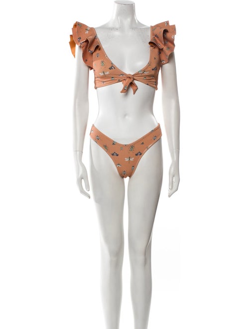 Sanlier Printed Bikini