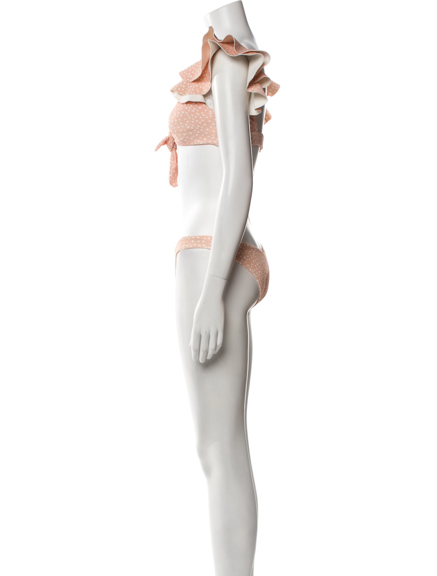 Sanlier Polka Dot Print Bikini