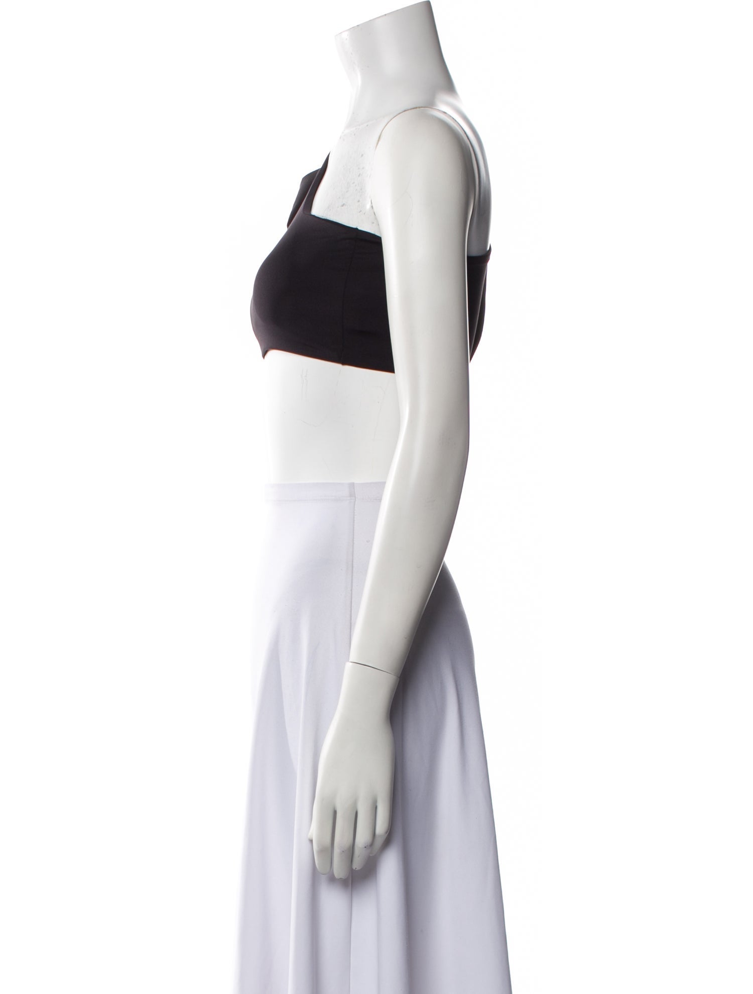 Sanlier One-Shoulder Short Sleeve Crop Top w/ Tags