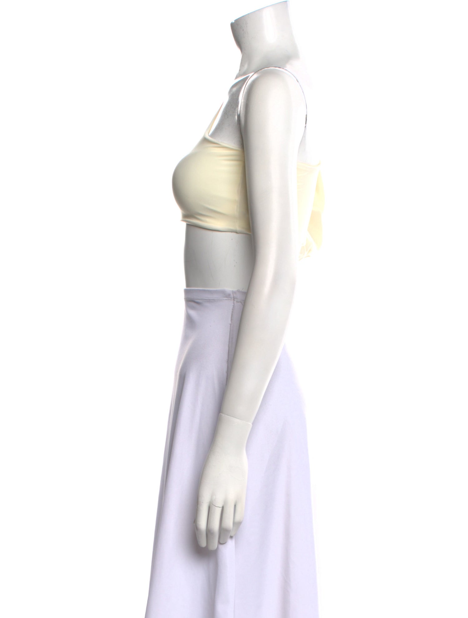 Sanlier One-Shoulder Short Sleeve Crop Top w/ Tags