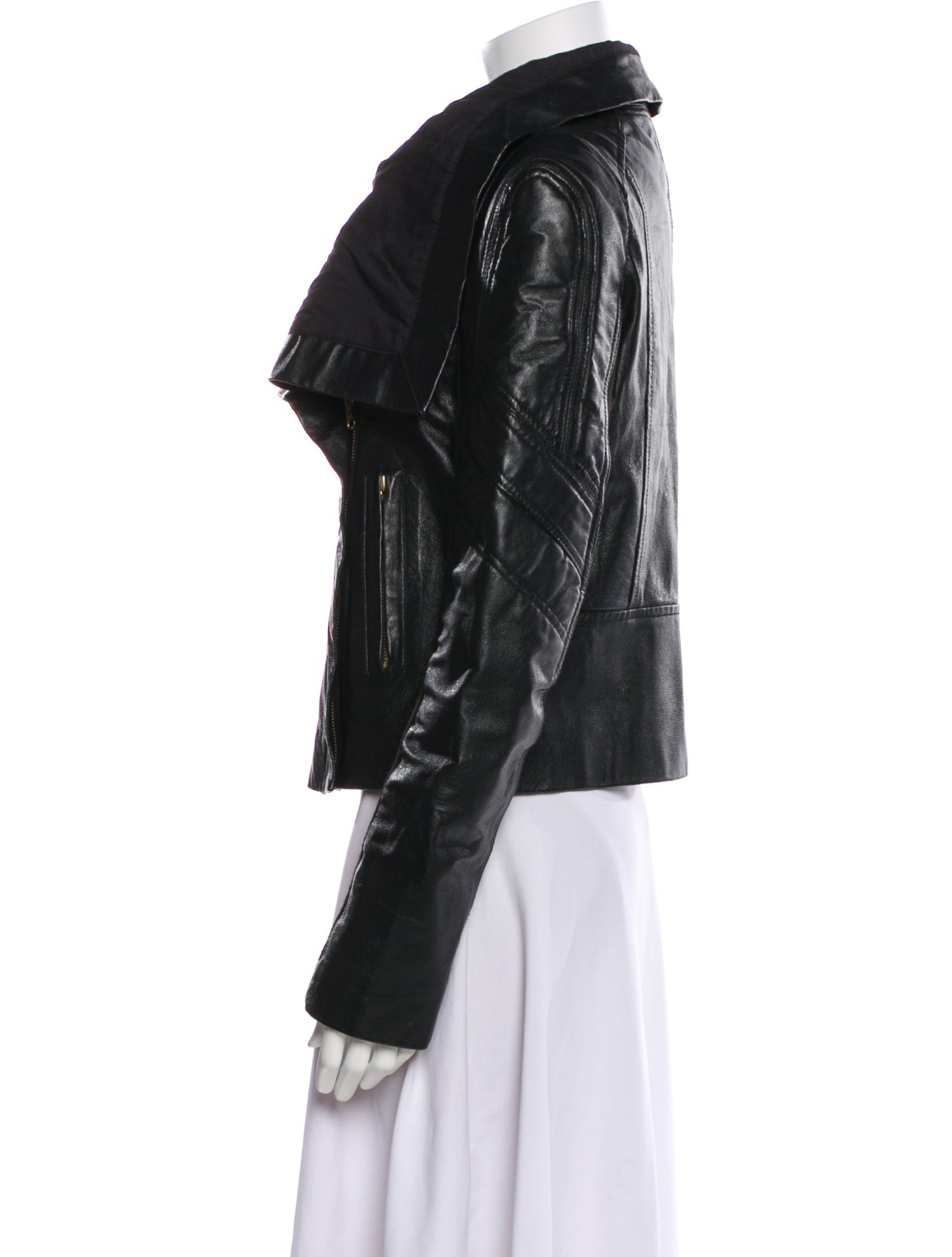 6 Shore Road by Pooja Leather Biker Jacket