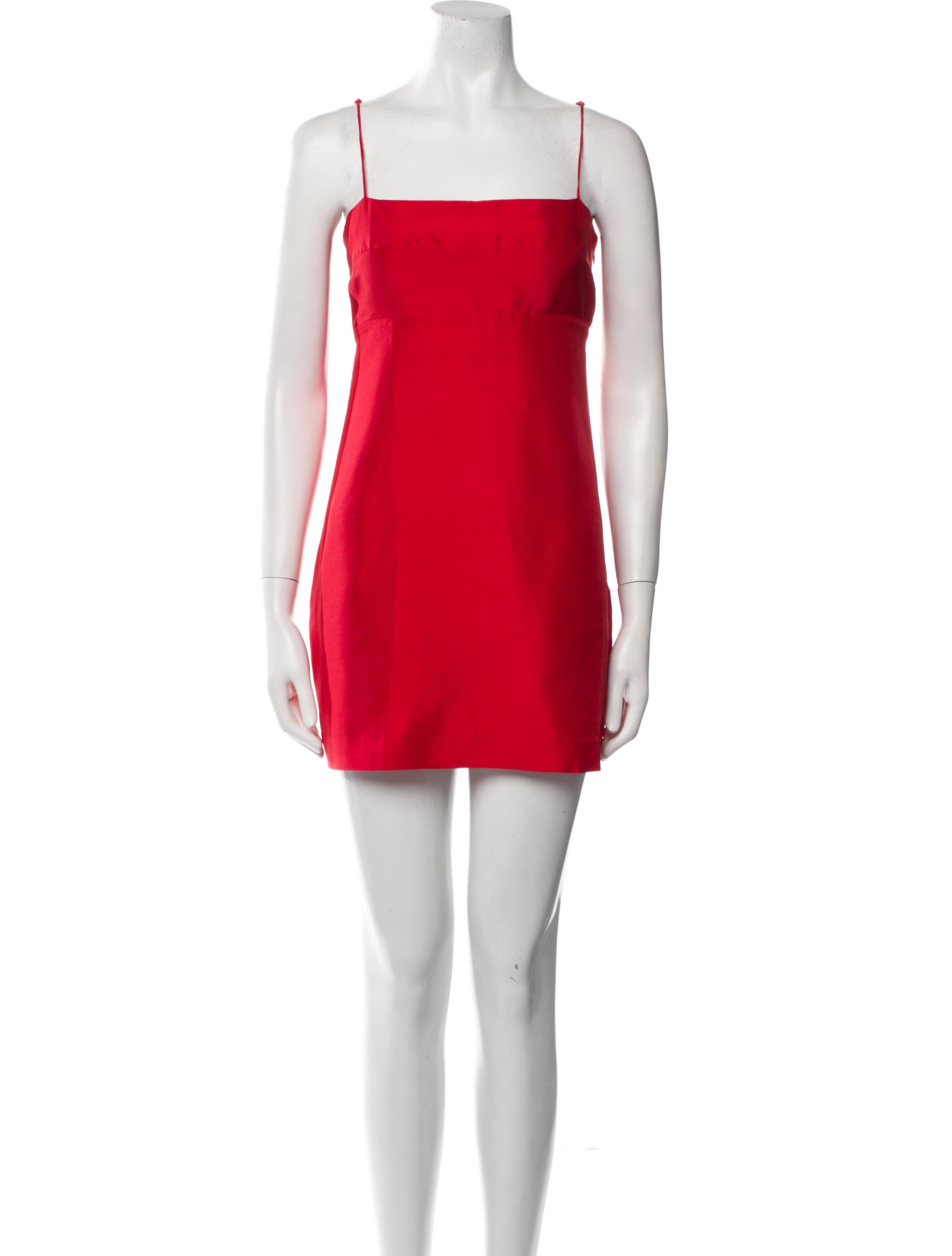 SUPER RÉAL: Claudia Schiffer Silk Mini Dress