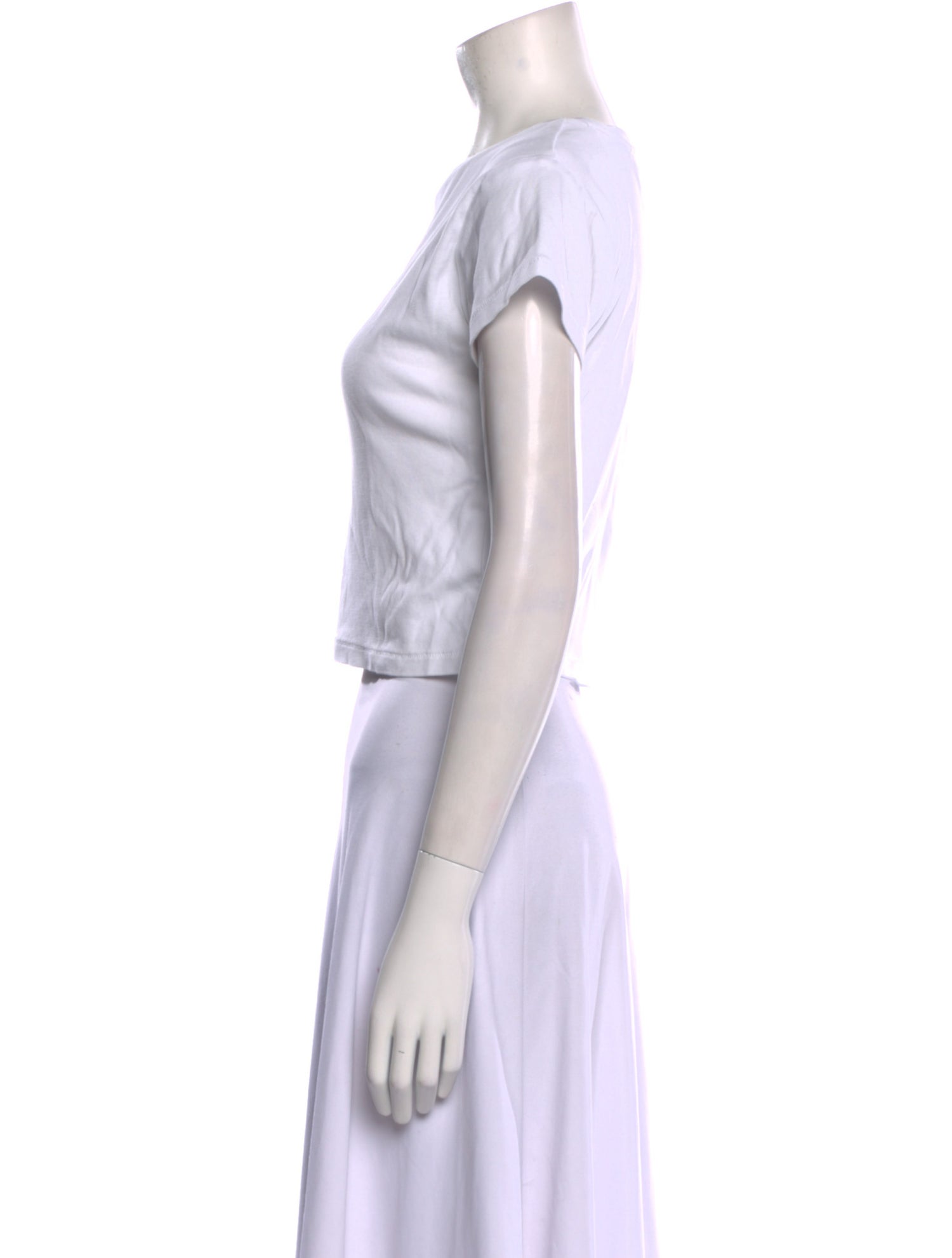 SUPER RÉAL: Claudia Schiffer Graphic Print Crew Neck T-Shirt