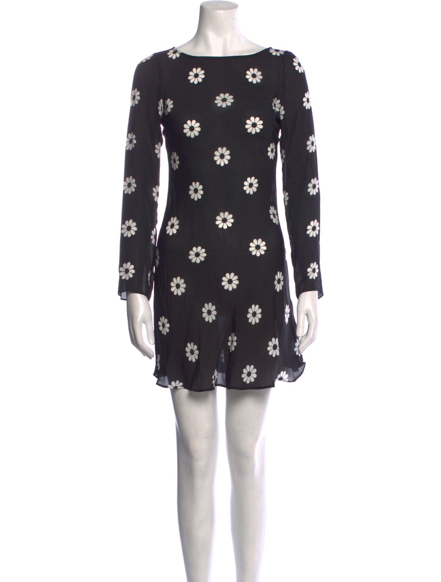 SUPER RÉAL: Claudia Schiffer Silk Mini Dress