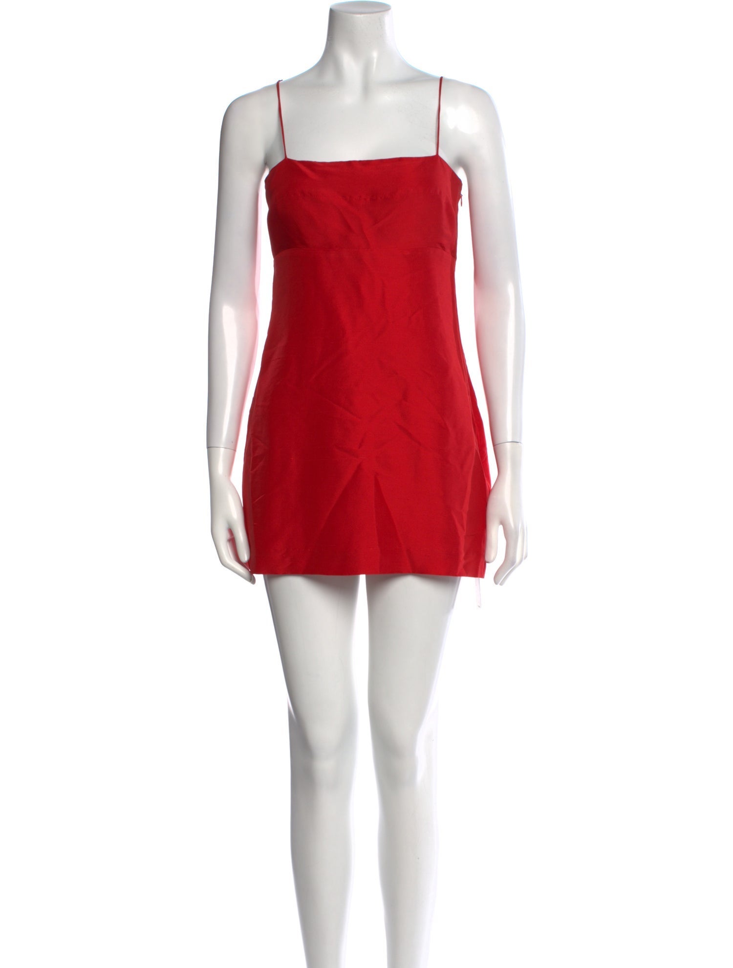 SUPER RÉAL: Claudia Schiffer Silk Mini Dress