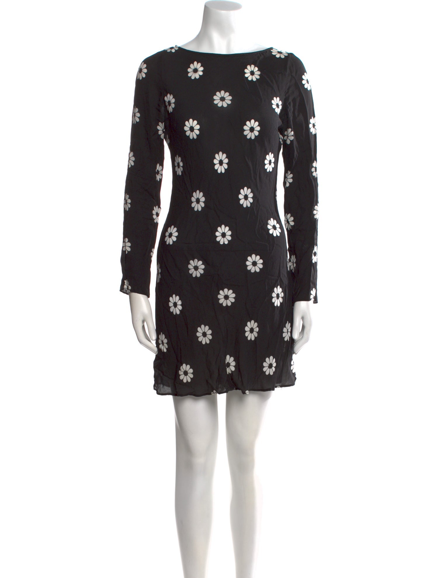 SUPER RÉAL: Claudia Schiffer Silk Mini Dress