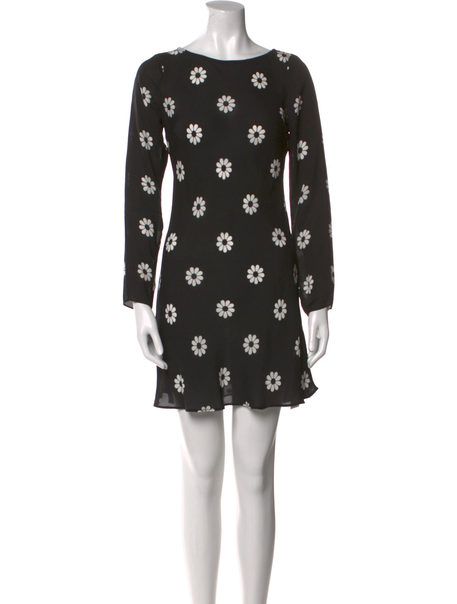 SUPER RÉAL: Claudia Schiffer Silk Mini Dress