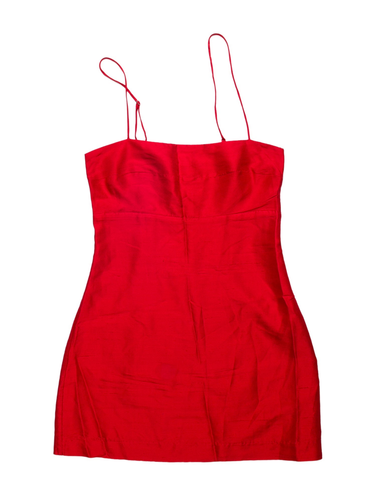 SUPER RÉAL: Claudia Schiffer Silk Mini Dress