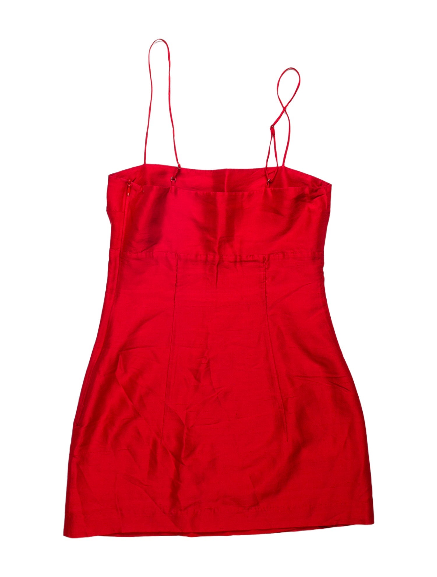 SUPER RÉAL: Claudia Schiffer Silk Mini Dress