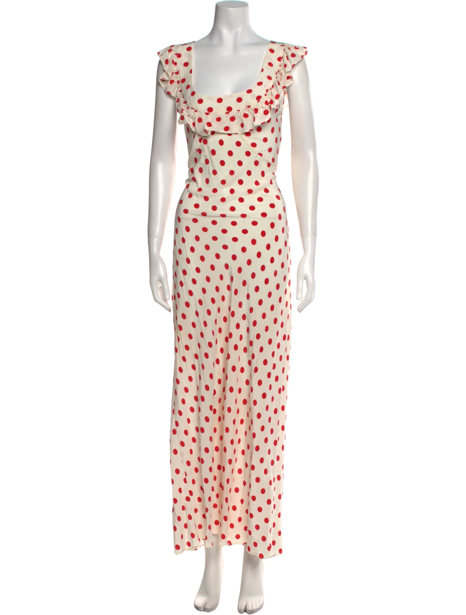 SUPER RÉAL: Claudia Schiffer Silk Long Dress