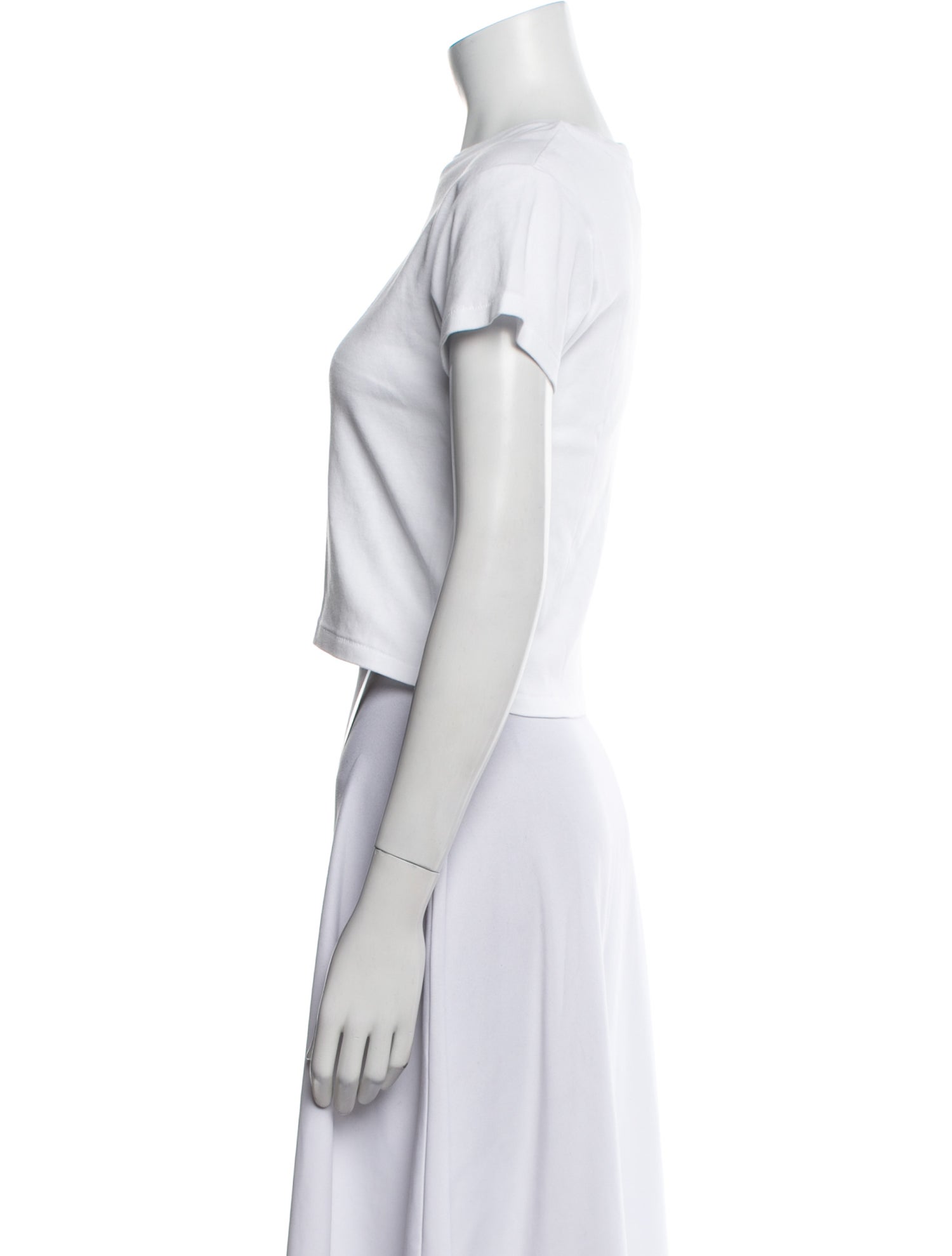 SUPER RÉAL: Claudia Schiffer Graphic Print Crew Neck T-Shirt