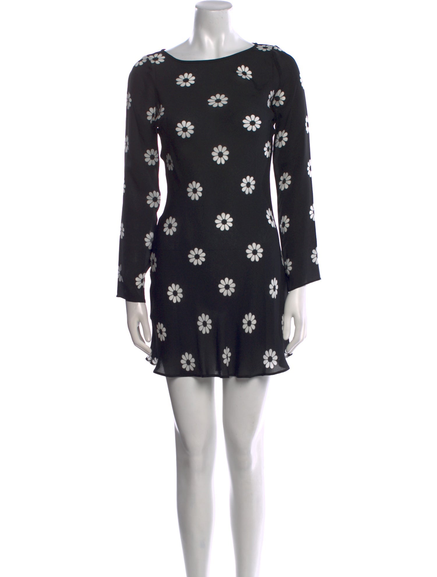 SUPER RÉAL: Claudia Schiffer Silk Mini Dress