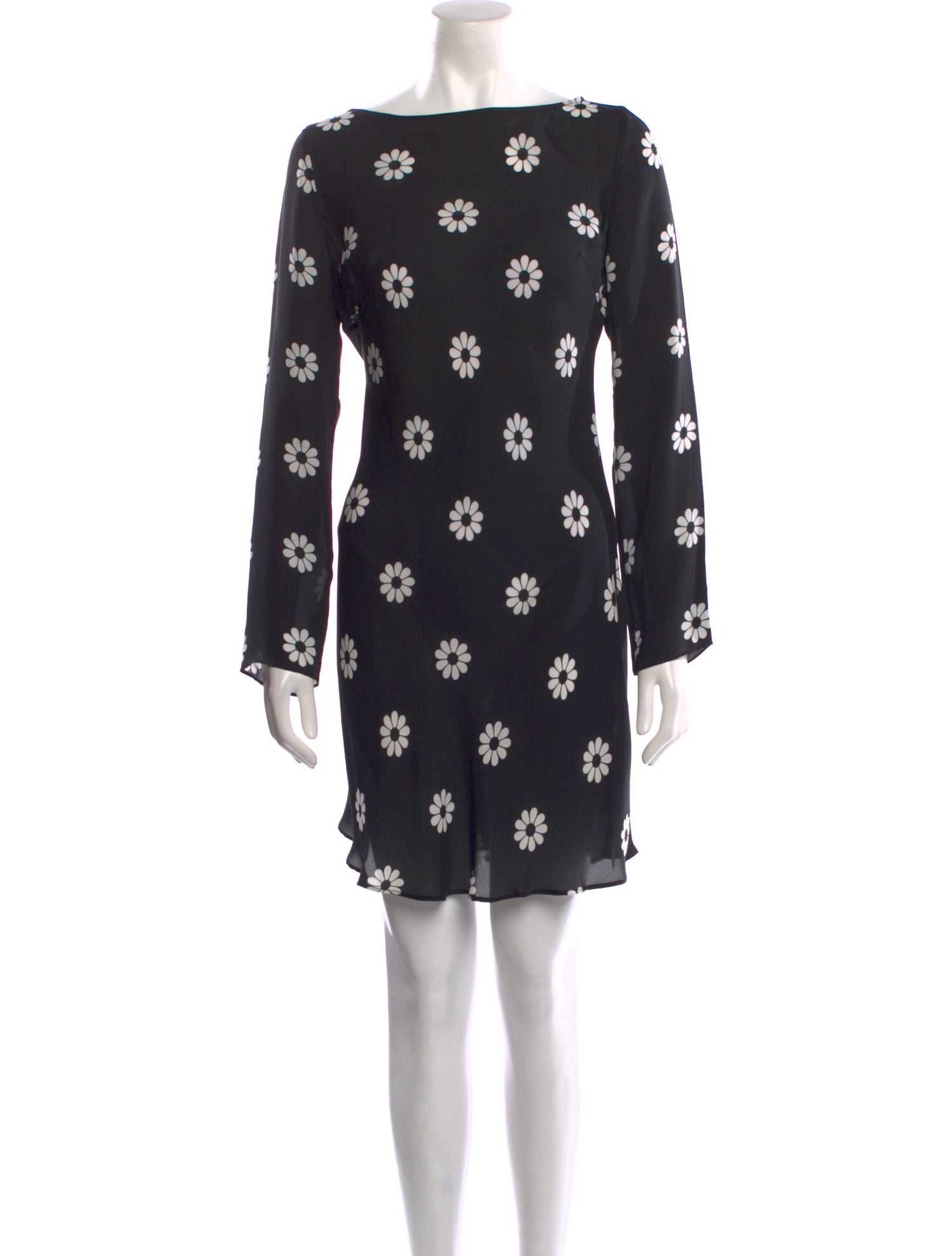 SUPER RÉAL: Claudia Schiffer Silk Mini Dress