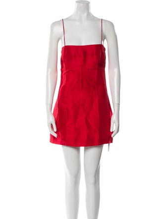 SUPER RÉAL: Claudia Schiffer Silk Mini Dress