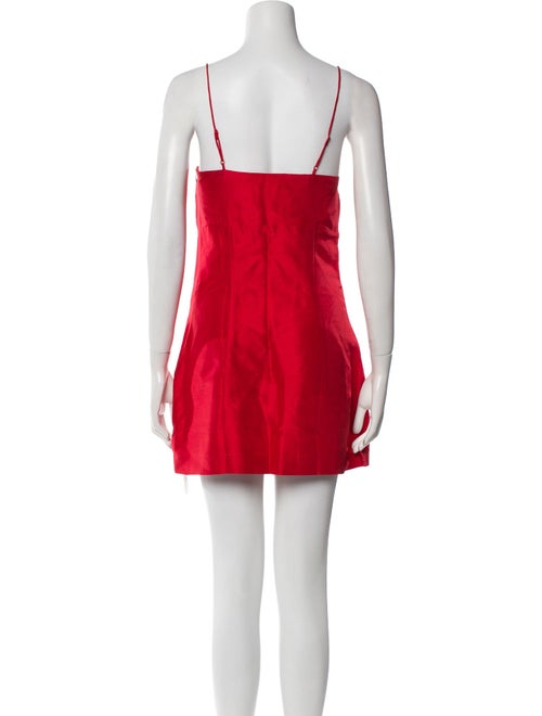 SUPER RÉAL: Claudia Schiffer Silk Mini Dress