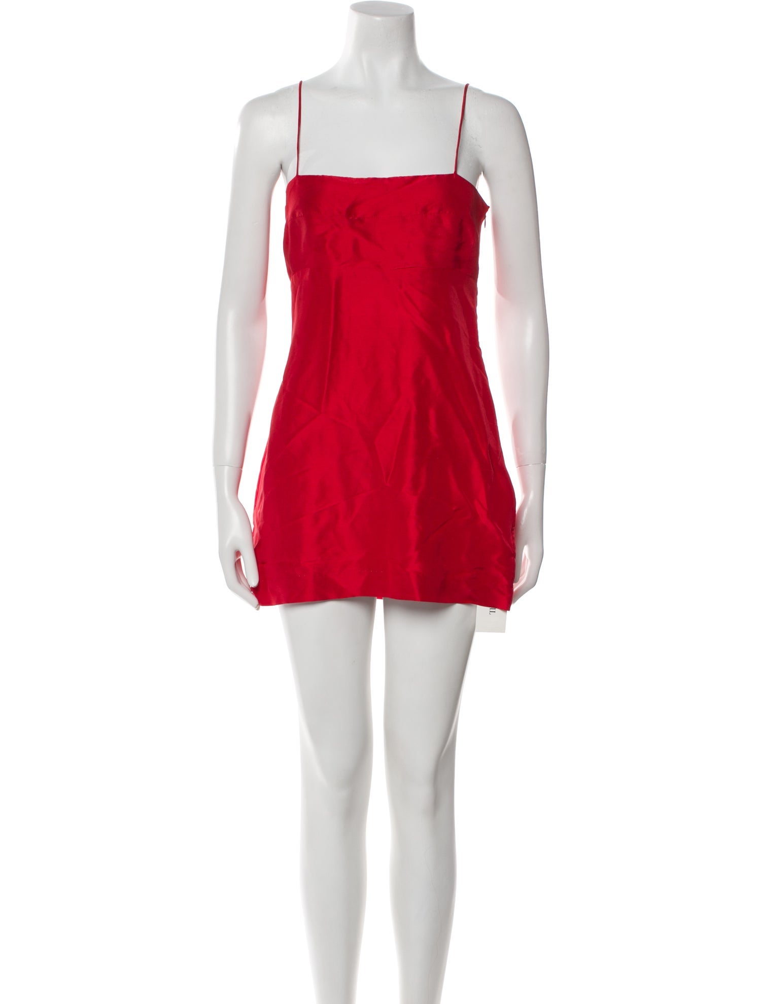 SUPER RÉAL: Claudia Schiffer Silk Mini Dress