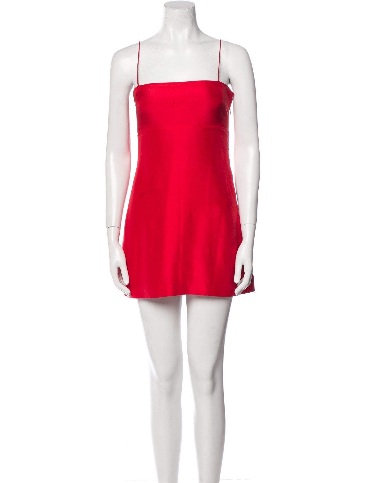 SUPER RÉAL: Claudia Schiffer Silk Mini Dress