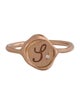 Sirciam 14K Diamond Monogram Ring