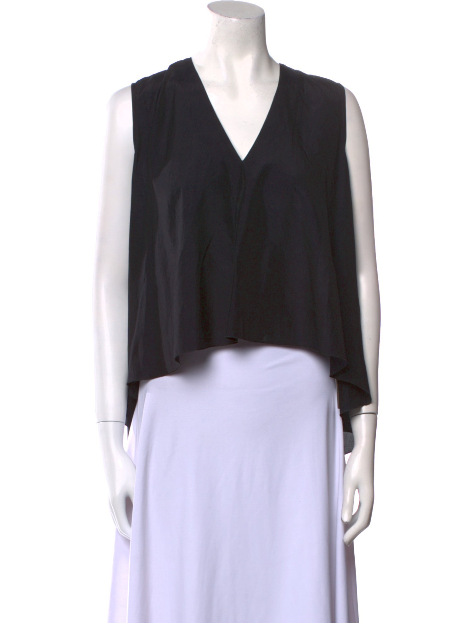 08Sircus V-Neck Sleeveless Crop Top