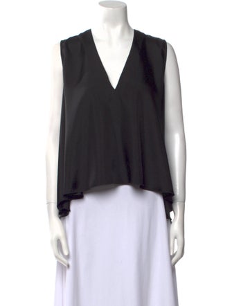 08Sircus V-Neck Sleeveless Crop Top