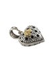 Saint by Sarah Jane Two-Tone Large Julep Puffed Heart and Bee Pendant