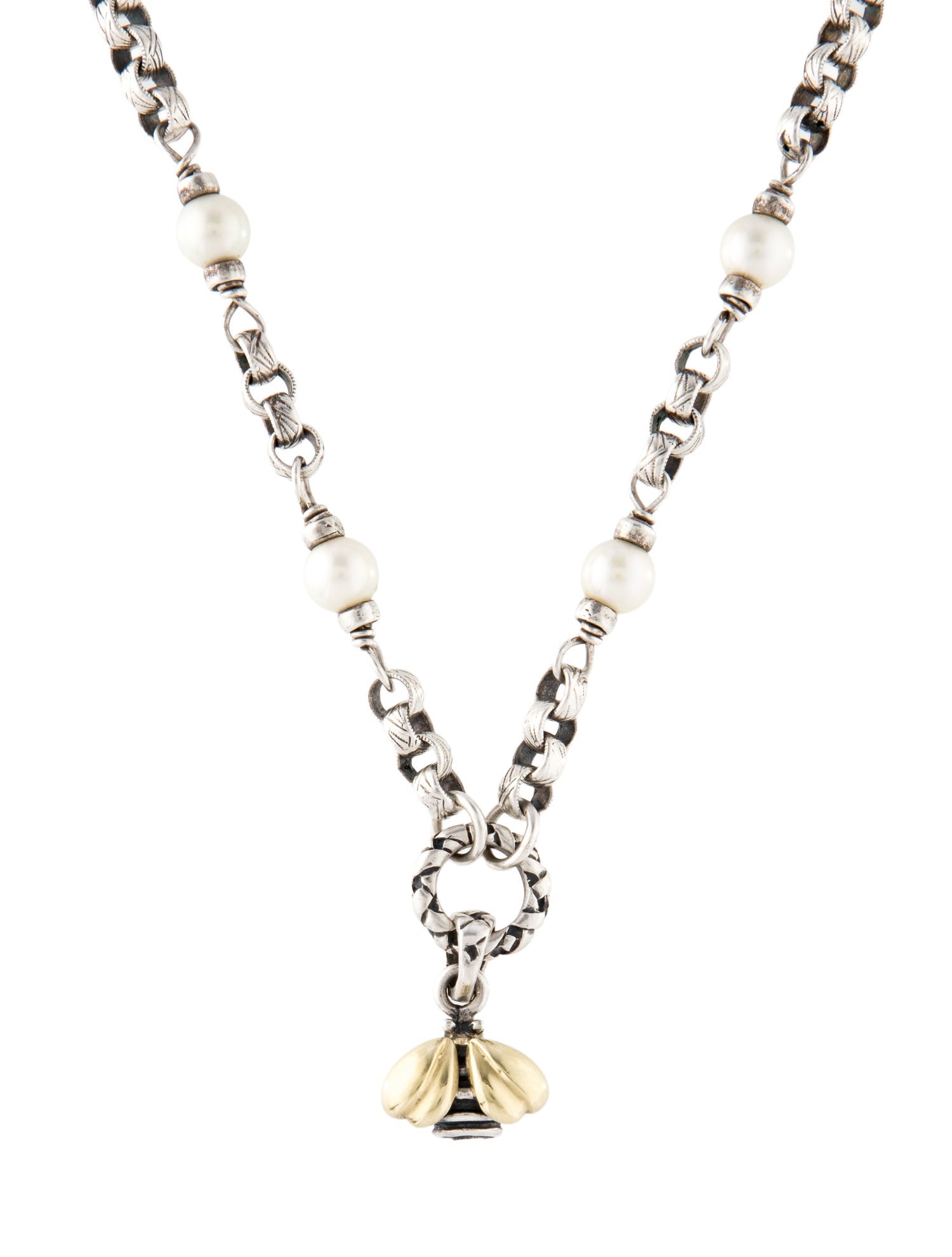 Saint by Sarah Jane Two-Tone Pearl Chain Necklace