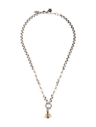 Saint by Sarah Jane Two-Tone Pearl Chain Necklace