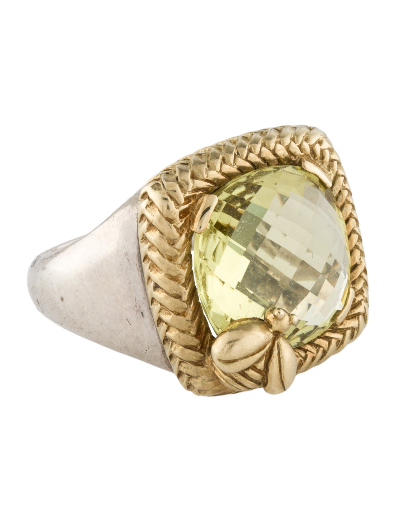 Saint by Sarah Jane Two-Tone Citrine Nobility Bee Cocktail Ring