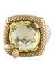 Saint by Sarah Jane Two-Tone Citrine Nobility Bee Cocktail Ring