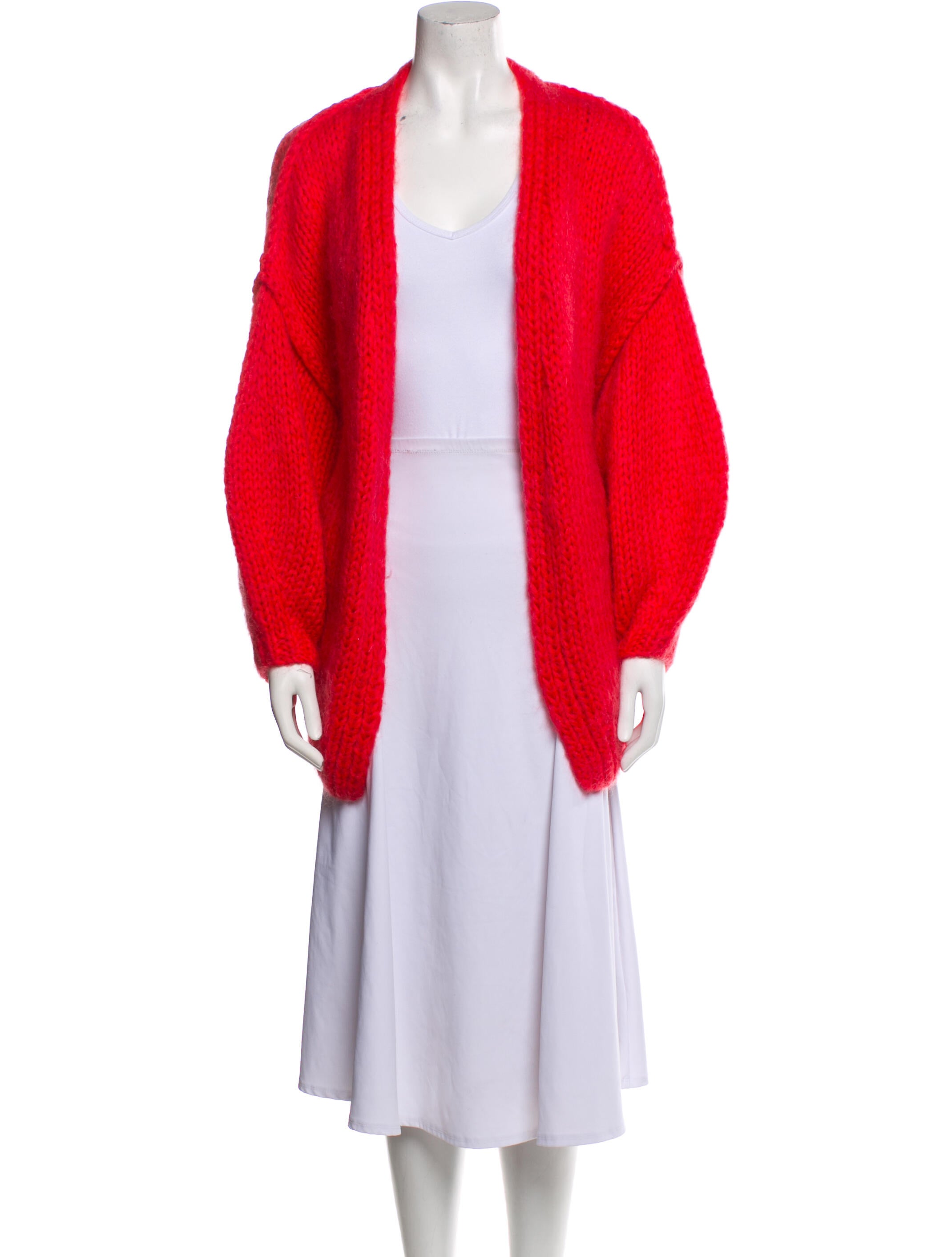 Saralam Nylon Open Front Sweater