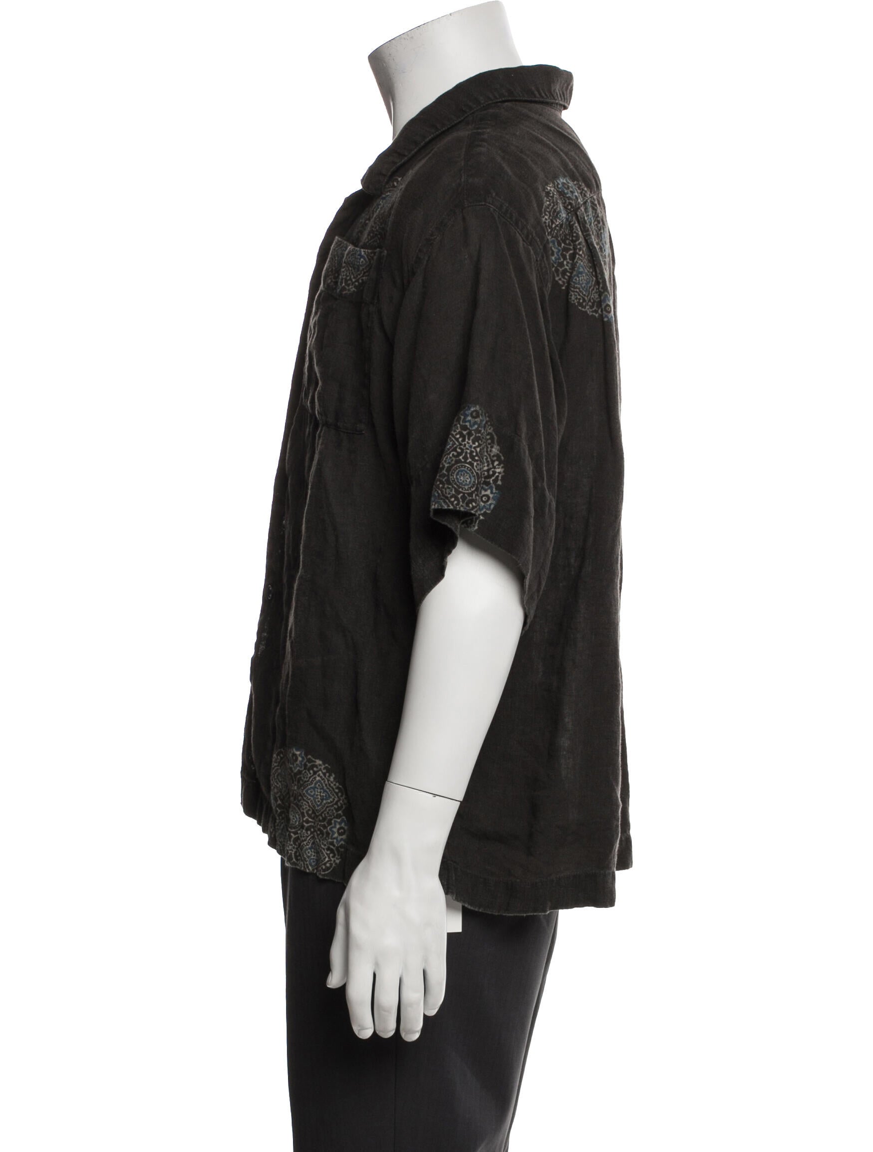 STORY mfg. Linen Three-Quarter Sleeve Shirt