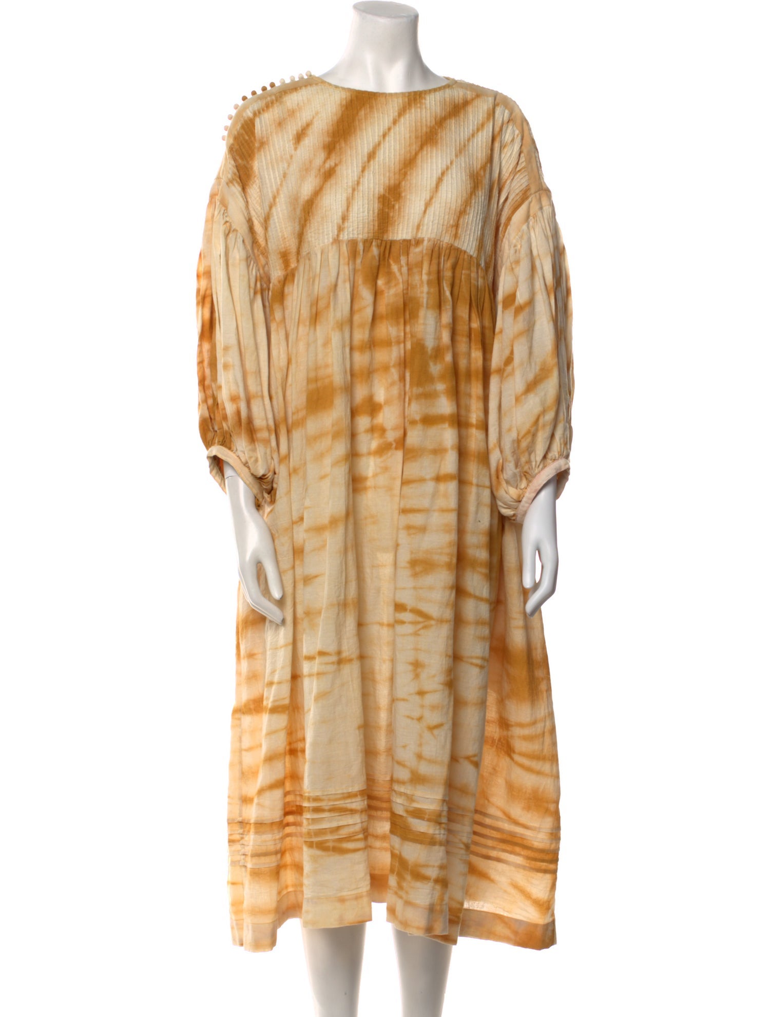 STORY mfg. Tie-Dye Print Long Dress