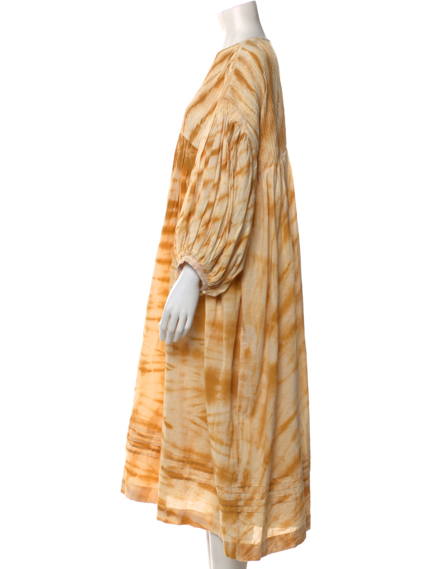 STORY mfg. Tie-Dye Print Long Dress