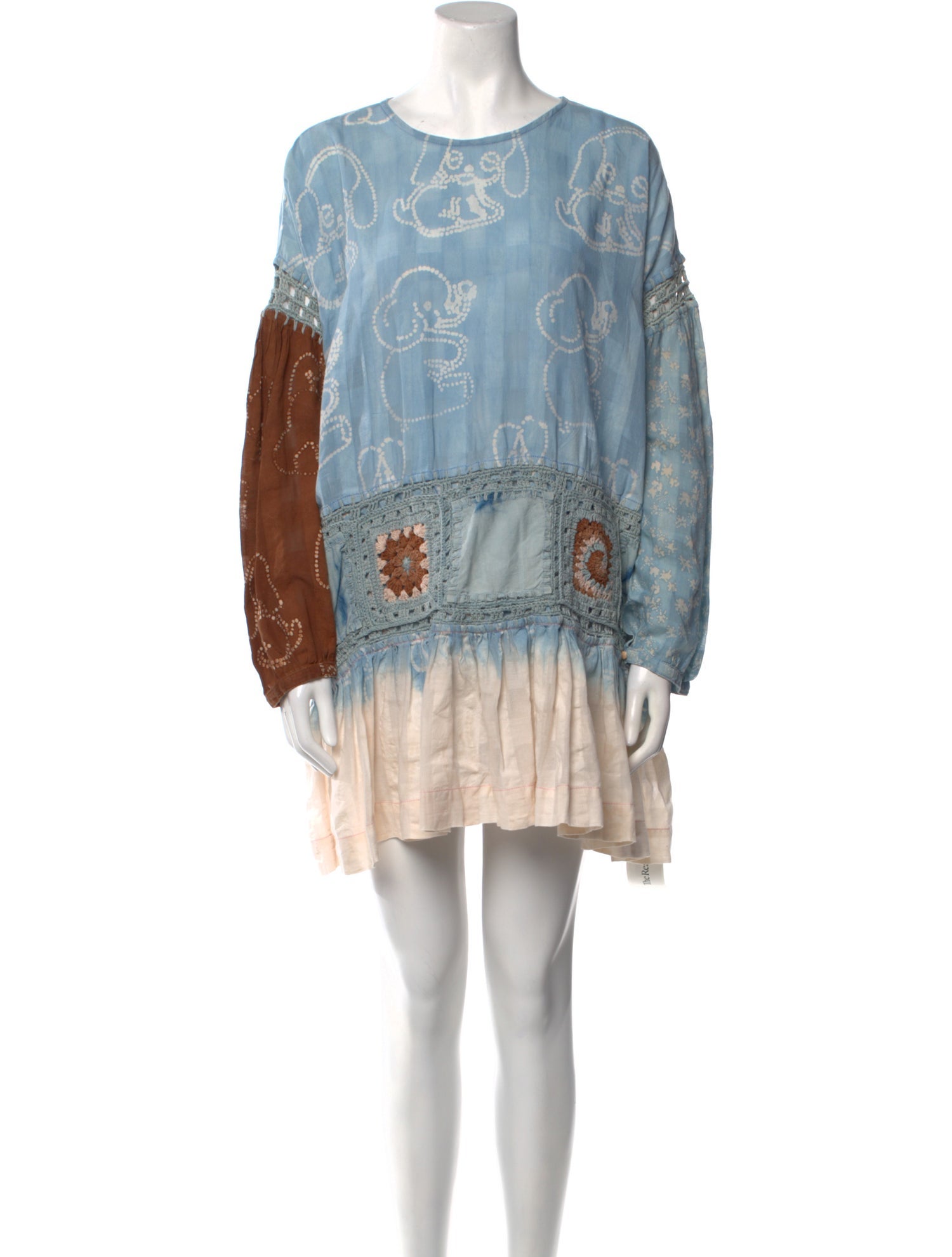 STORY mfg. Paisley Print Mini Dress