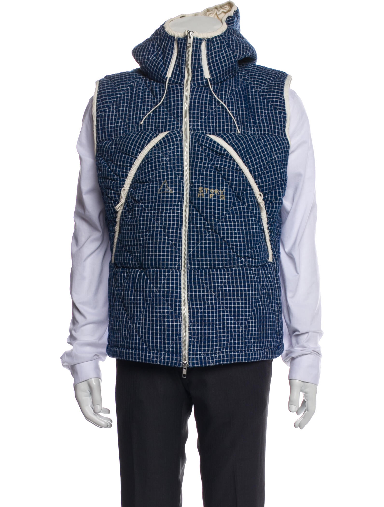 STORY mfg. Plaid Print Vest