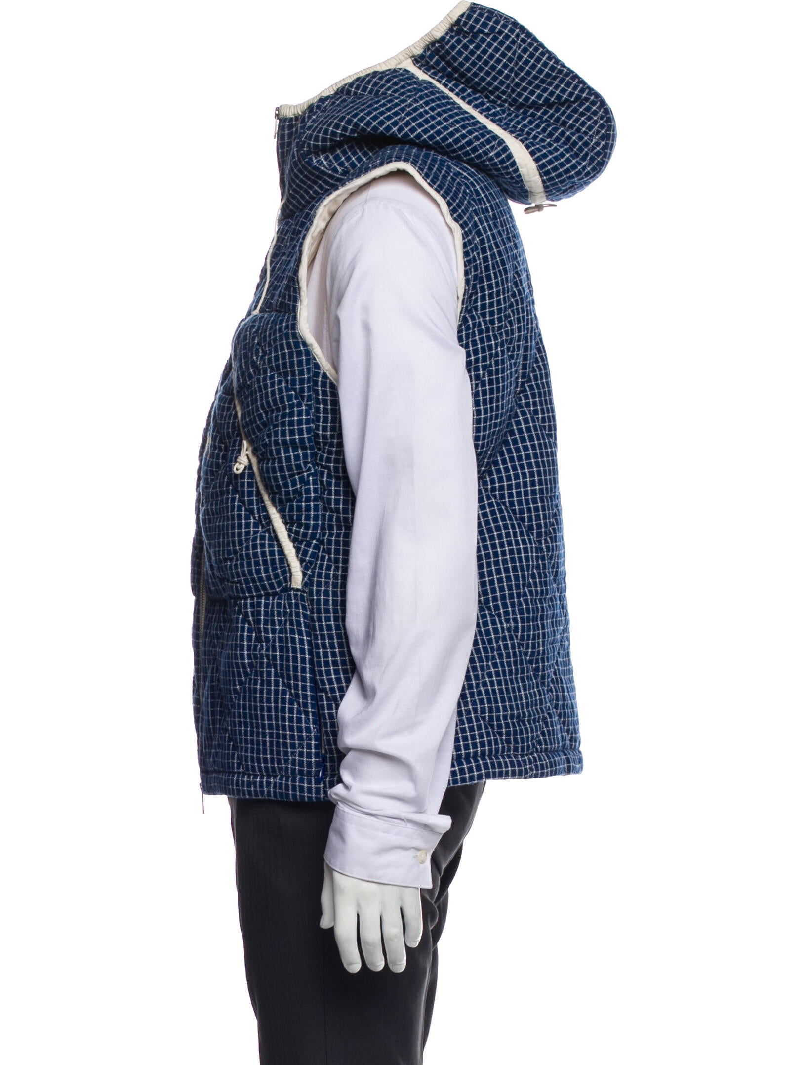 STORY mfg. Plaid Print Vest