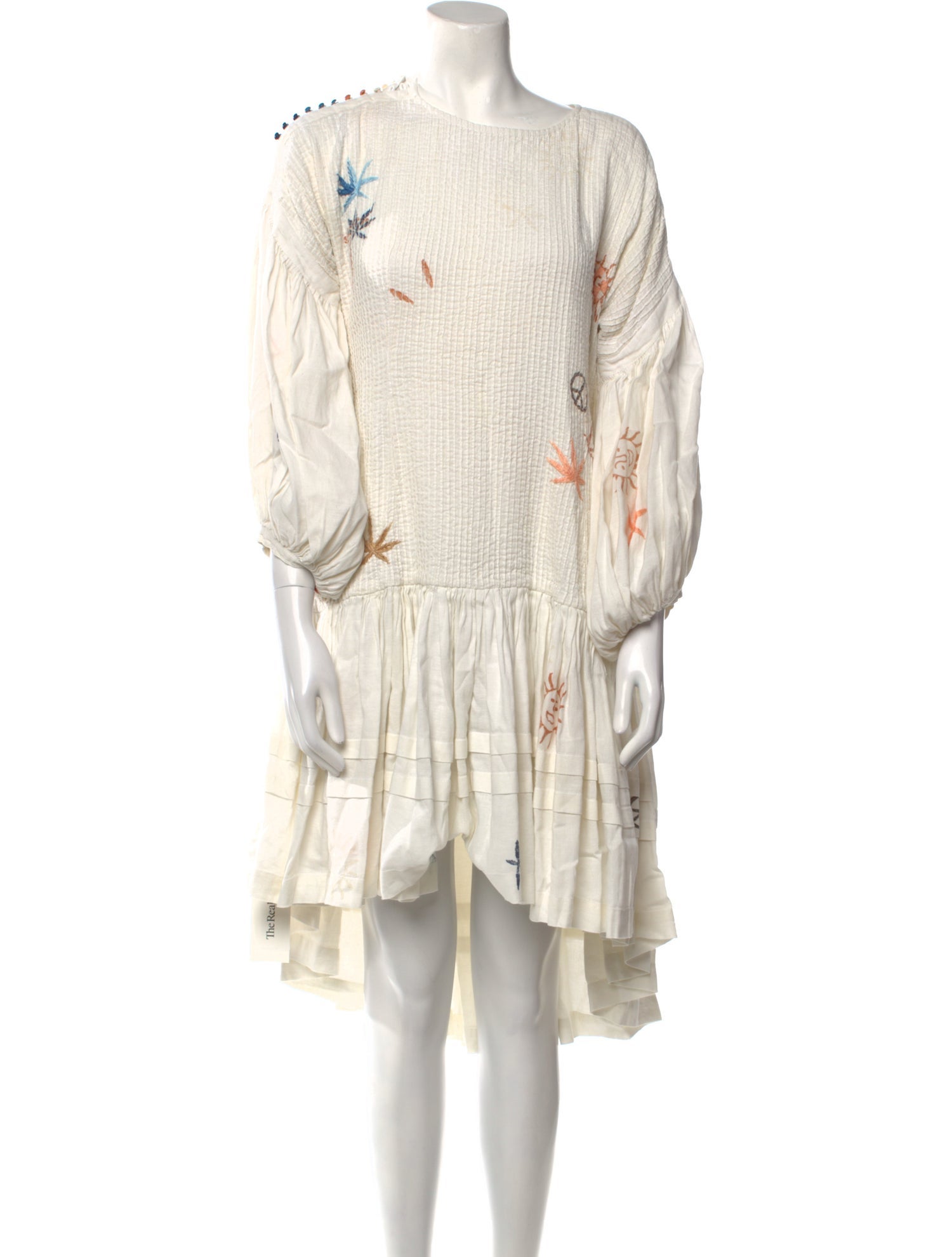 STORY mfg. Graphic Print Midi Length Dress